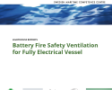 Battery Fire Safety Ventilation for Fully Electrical Vessel